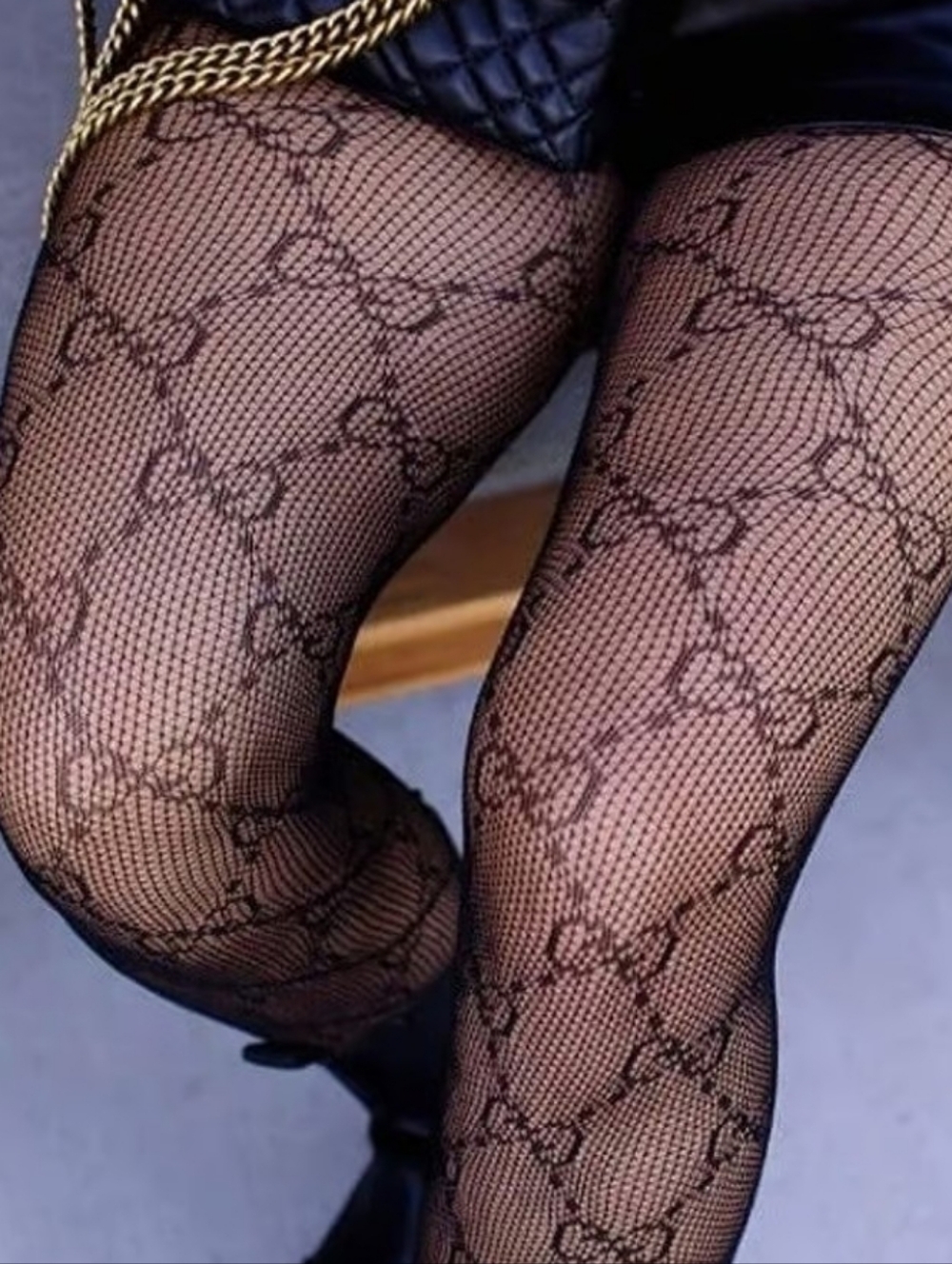 GG lace tights
